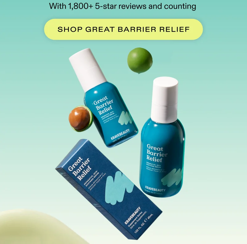 With 1,800+ 5-star reviews and counting   |  SHOP GREAT BARRIER RELIEF
