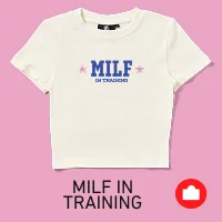 Milf in Training Baby Tee
