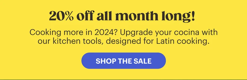 20% off all month long! SHOP THE SALE