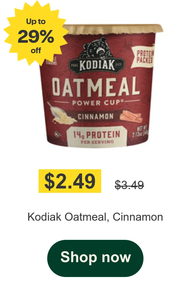Kodiak Oatmeal, Cinnamon