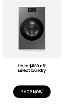 Up to $1100 off select laundry - SHOP NOW