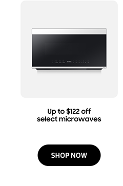Up to $122 off select microwaves - SHOP NOW