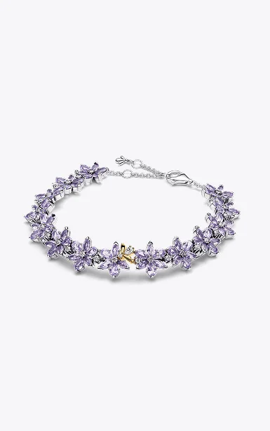 Bridgerton Herbarium & Bee Tennis Bracelet