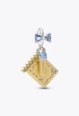 Bridgerton Dance Card & Pencil Dangle Charm