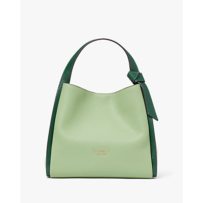 Knott Croc-embossed Mini Crossbody Tote
