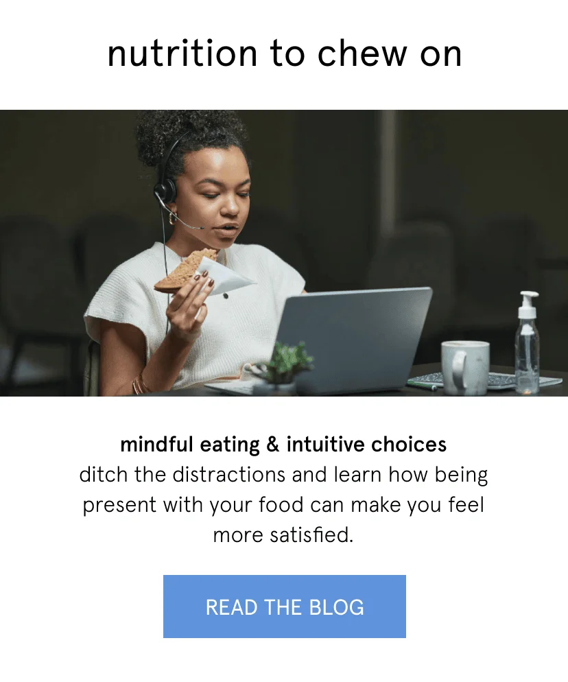 nutrition to chew on