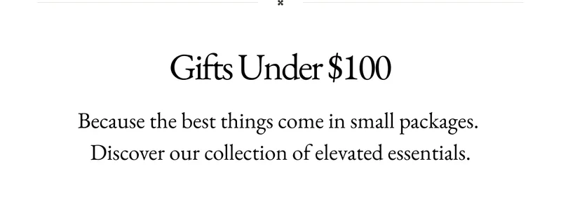 Gifts Under $100