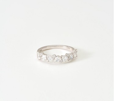 Fire Light Lab Grown Diamonds 1.00 cttw Mixed Cut Band Ring, 14k Gold