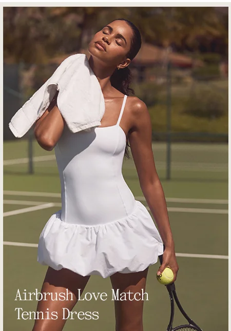 Airbrush Love Match Tennis Dress