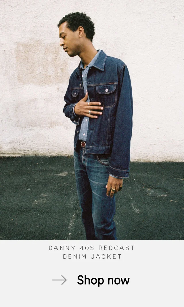 Danny 40s Redcast Denim Jacket Dark Blue