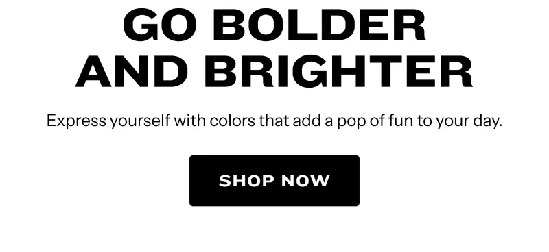 Shop Seasonal Colors: Bolder and Brighter