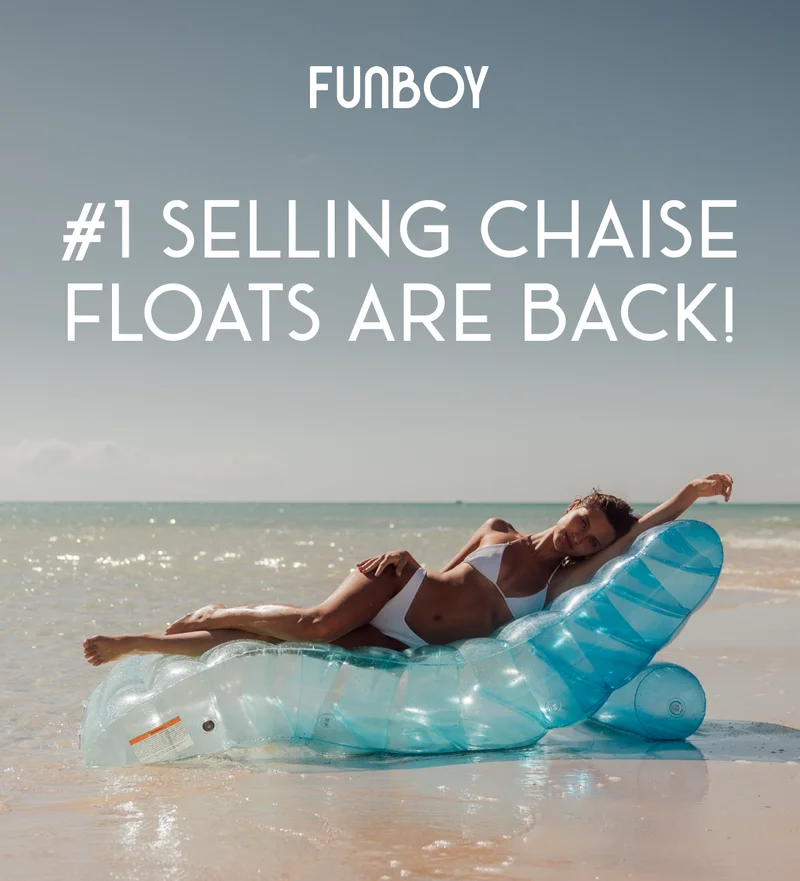 FUNBOY | #1 Selling Chaise Floats Are Back!