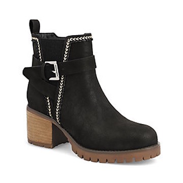 MIA Stitched Detailing Ankle Booties - Fausta