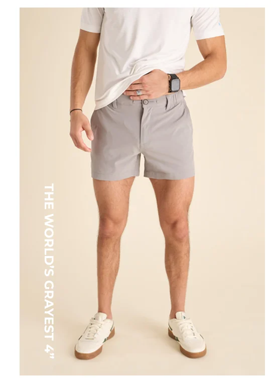 Everywear Performance Short: The World's Grayest 4"