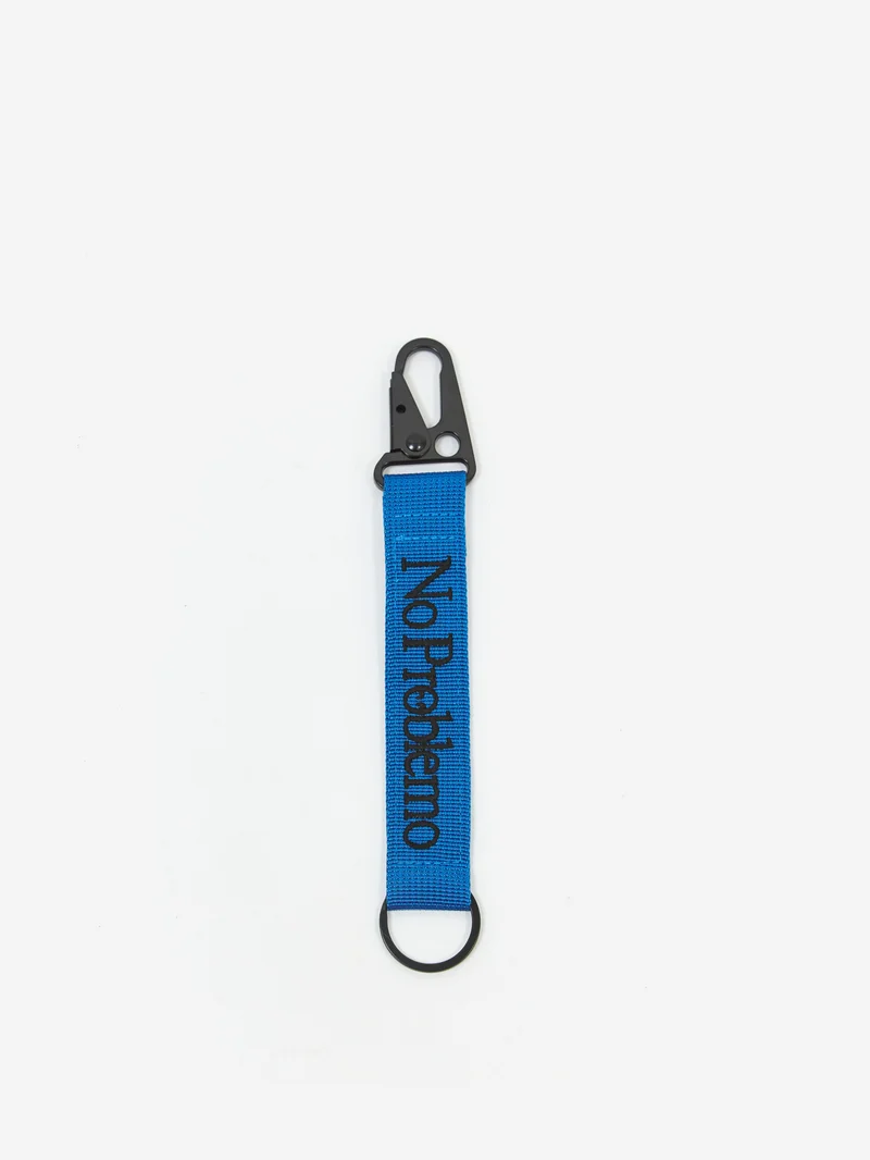 Image of No Problemo Mini Problemo Carabiner Keychain - Blue