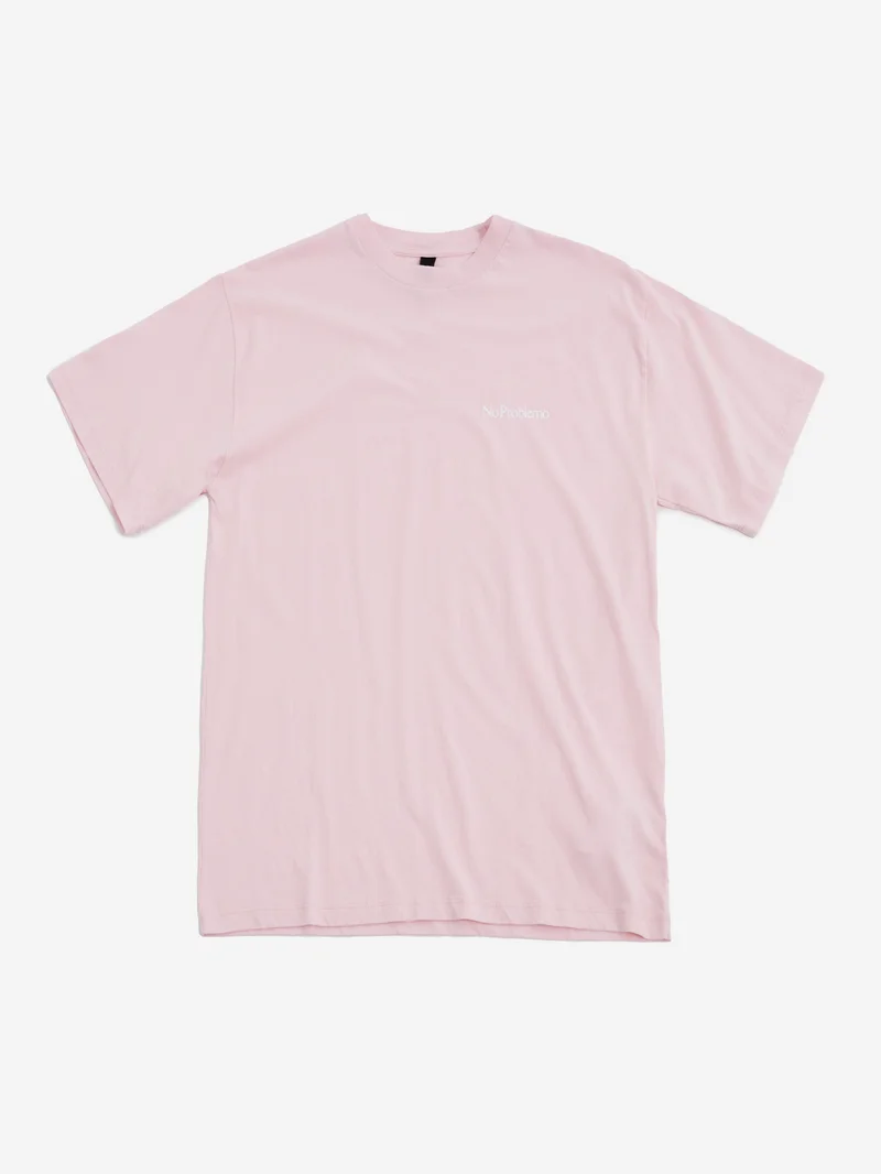 Image of No Problemo Mini Problemo SS Tee - Pale Pink