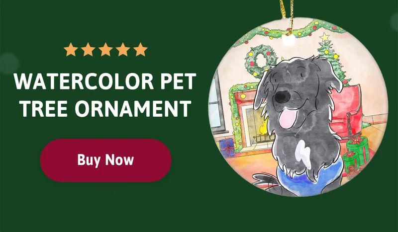 Watercolor Pet Tree Ornament