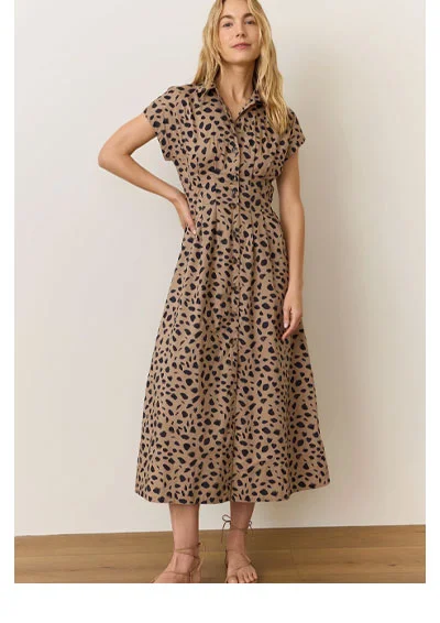 Nova Midi Shirt Dress