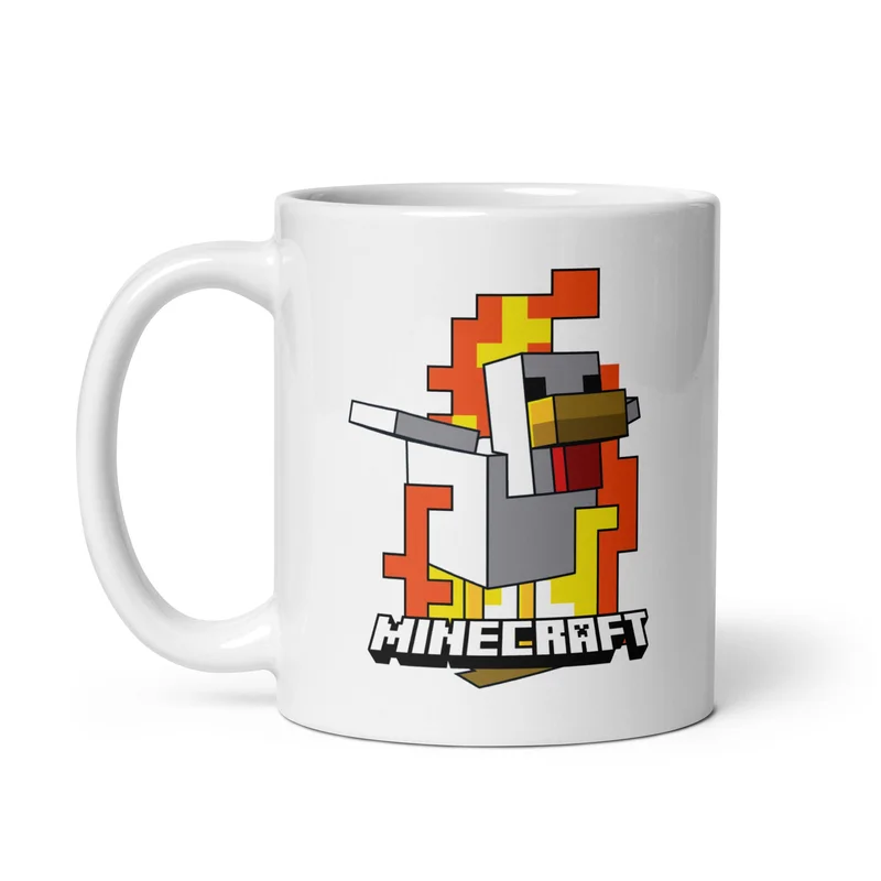 Image of Minecraft Mug Fire Chicken