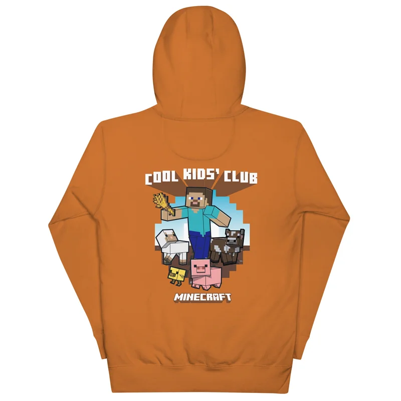 Image of Minecraft Adult Hoodie Cool Kids Club