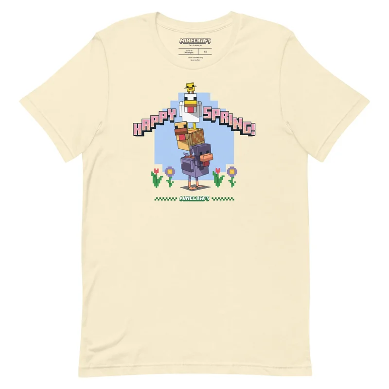 Image of Minecraft T-Shirt Happy Spring