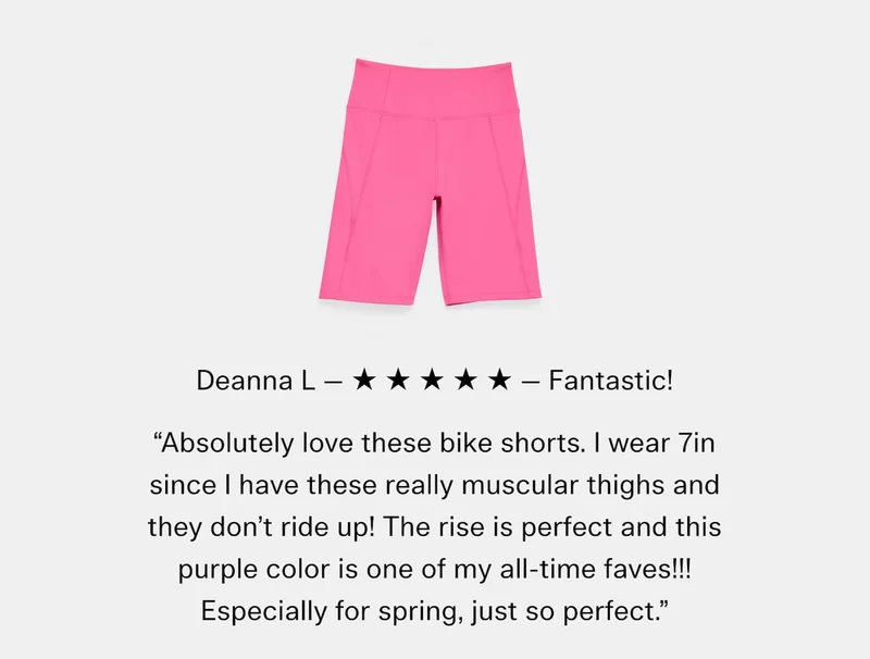 girlfriend collective |  Compressive Bike Shorts