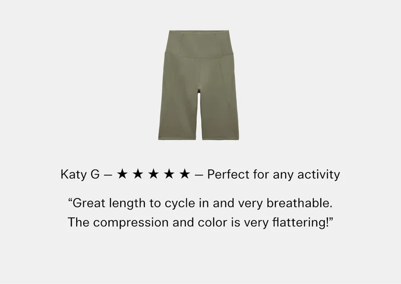 girlfriend collective |  Compressive Bike Shorts