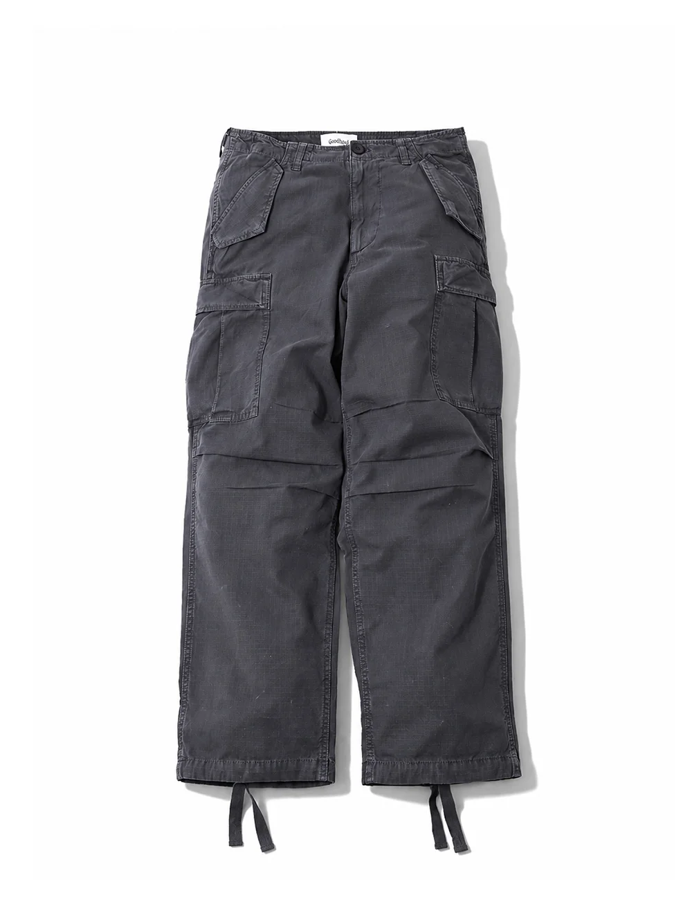 Goodhood Worldwide Military Fatigue Pant - Faded Black