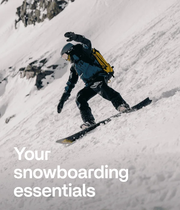 Shop snowboarding essentials Shop snowboarding essentials