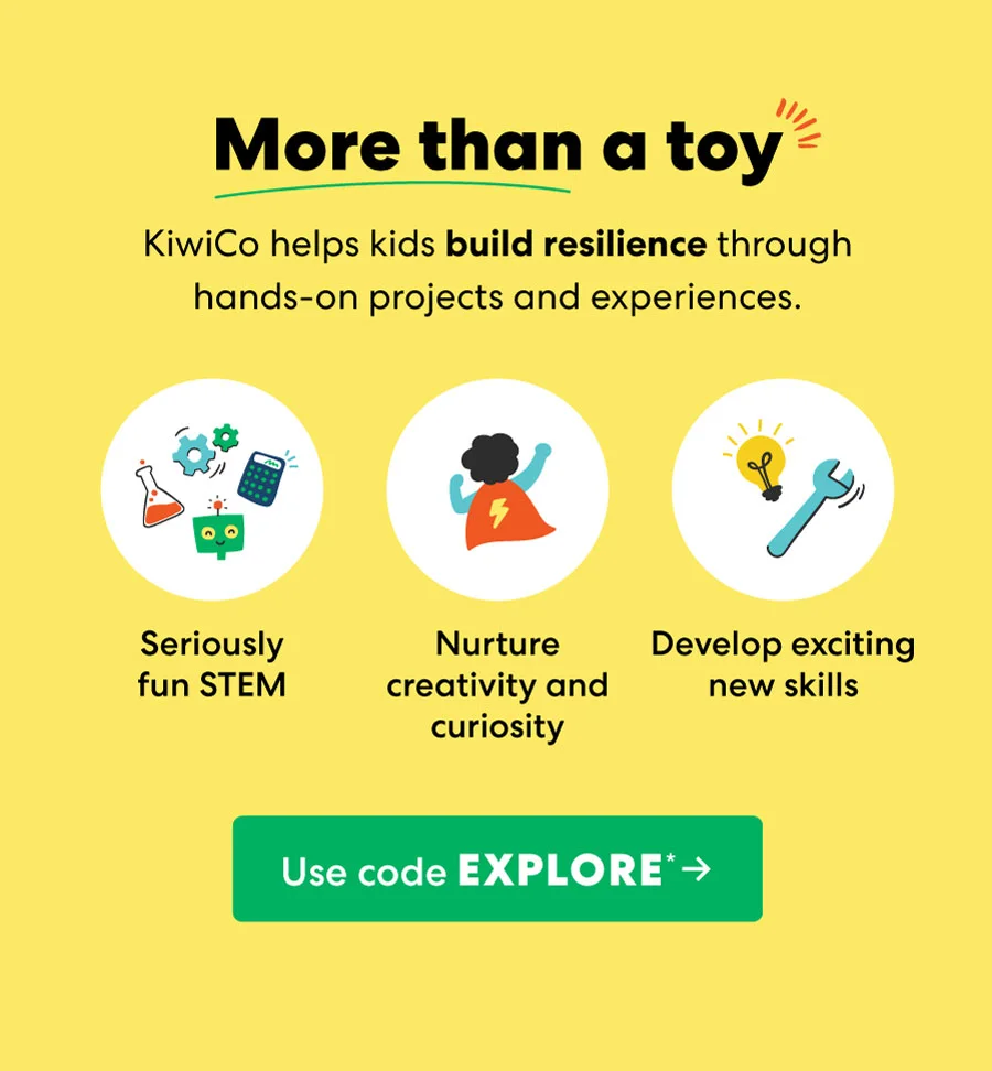 More than a toy: KiwiCo helps kids build resilience through hands-on projects and experiences.