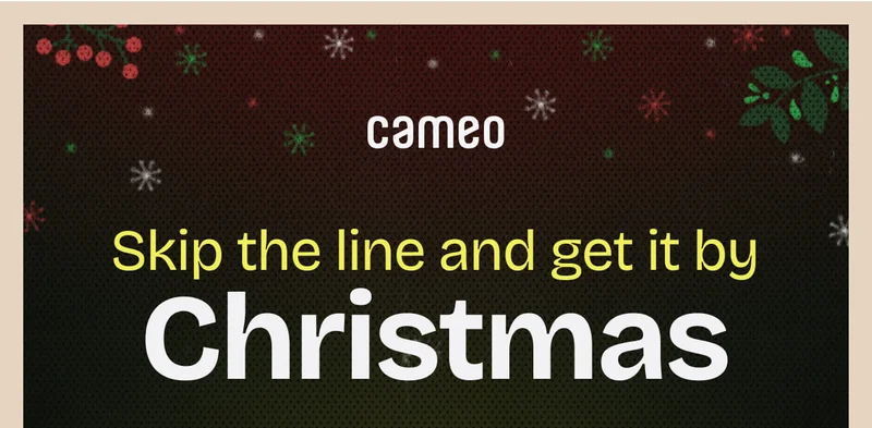 Skip the line and get it by Christmas