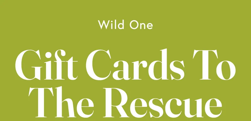 Gift Cards To The Rescue