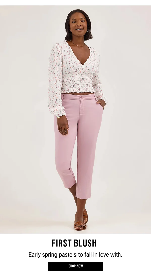 First Blush. Early spring pastels to fall in love with. Shop Now.