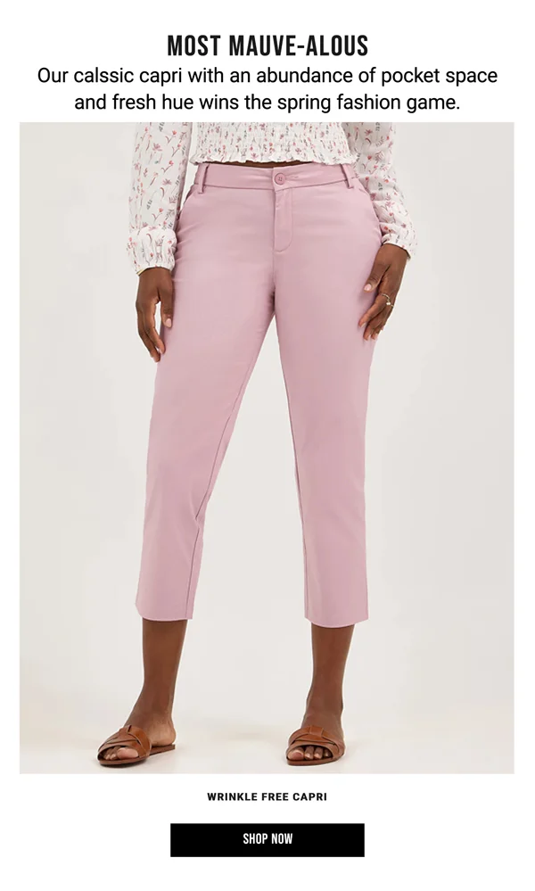 Most Mauve-Alous. Shop Now.