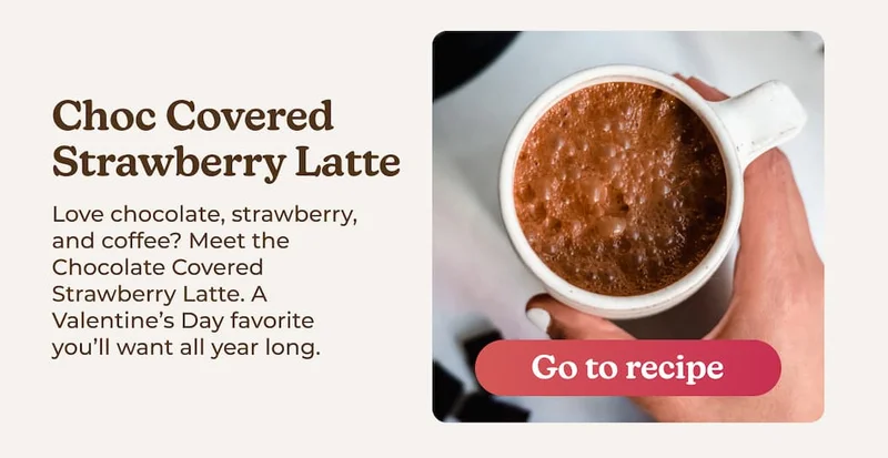 Choc Covered Strawberry Latte Recipe