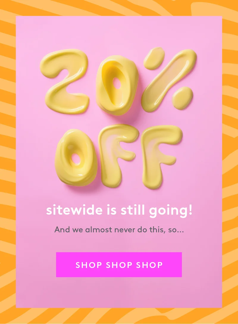 20% off hero