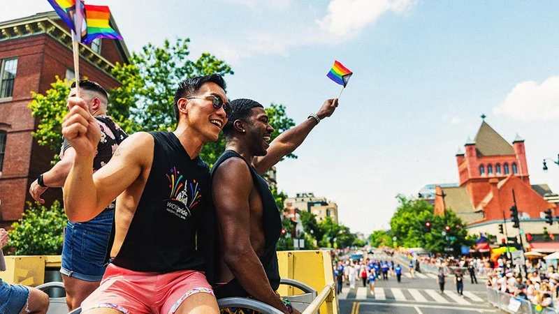 Image description: Pride Parade in Washington, D.C.