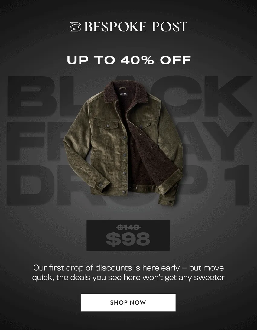 Black Friday Drop