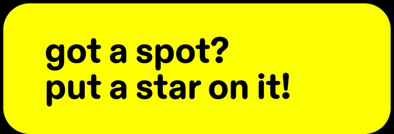 got a spot? put a star on it!