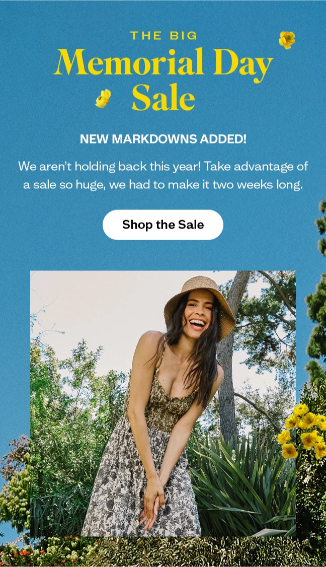 Shop Memorial Sale