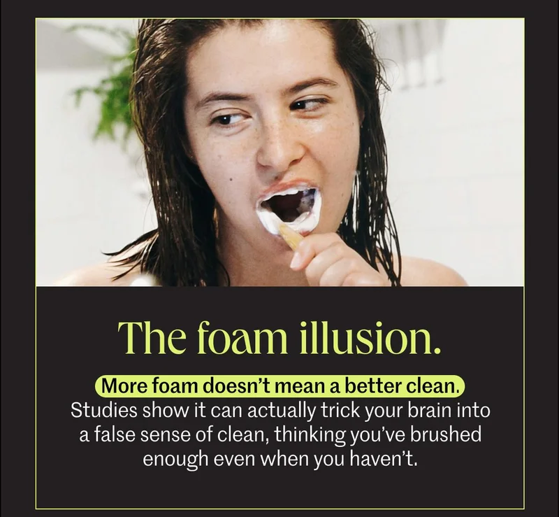 The foam illusion.