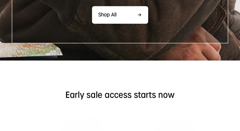 Shop All | Early sale access starts now