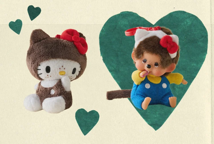 IMAGE-MONCHHICHI X HELLO KITTY