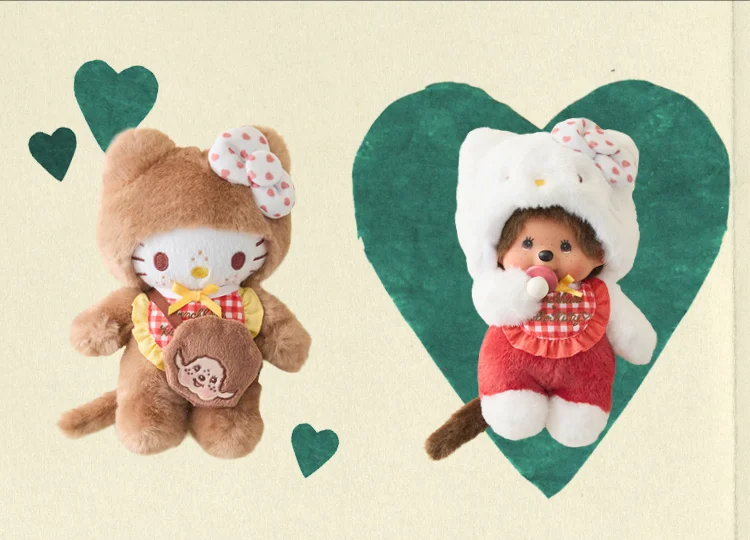 IMAGE-MONCHHICHI X HELLO KITTY