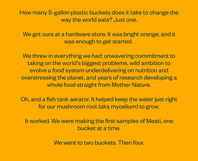 Just one plastic bucket