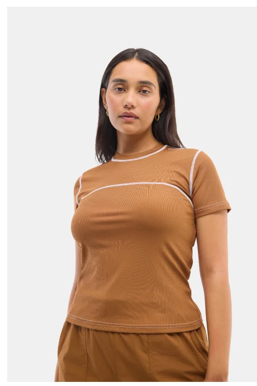Shop Mollie T-Shirt in Nuthatch