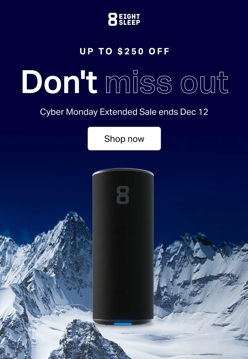 Eight Sleep - Up to $250 off