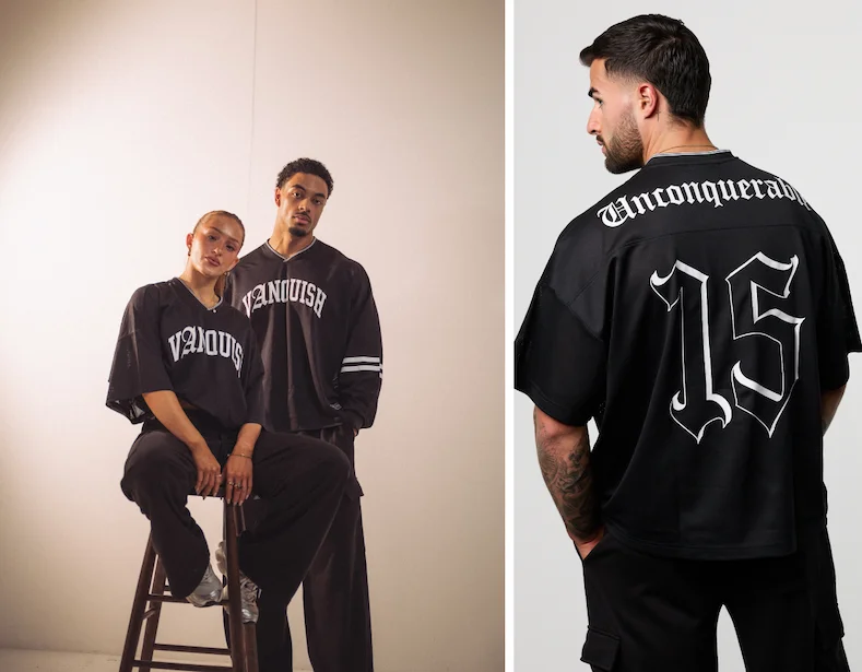 American Football Jersey Black