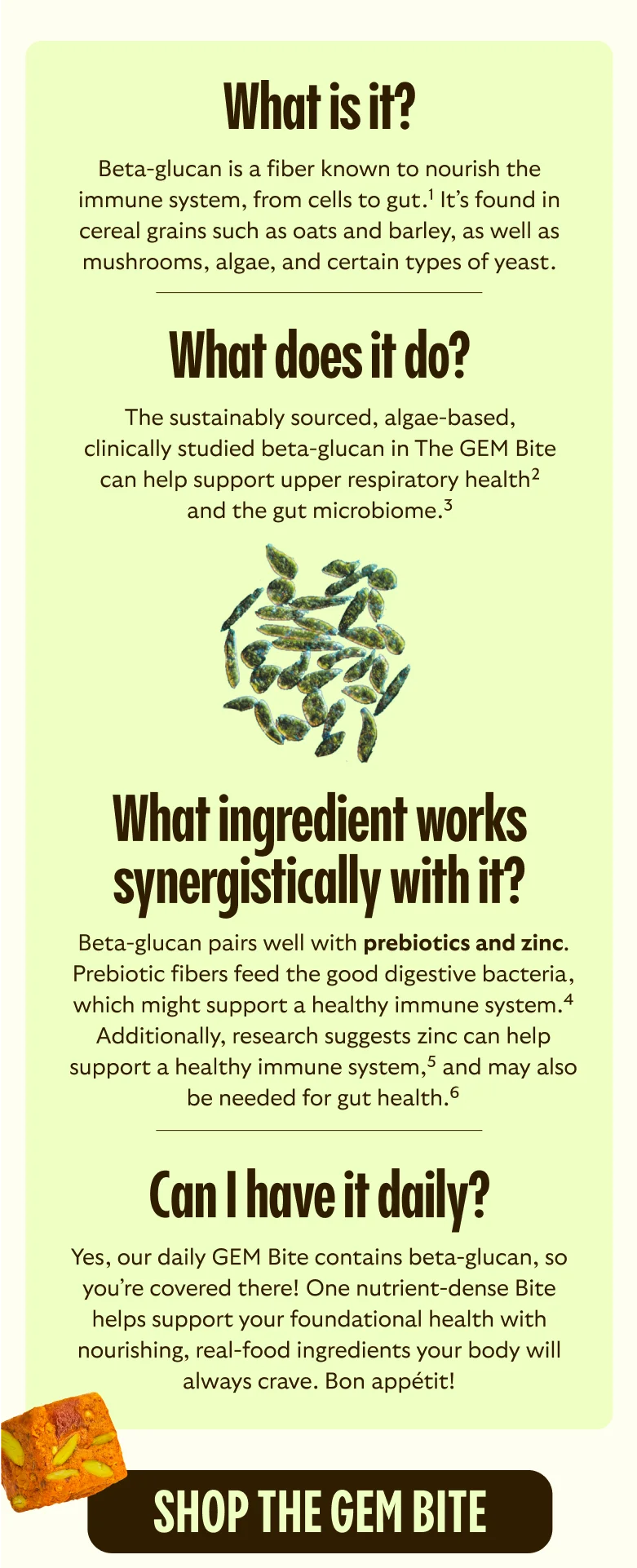 Beta-glucan FAQs
