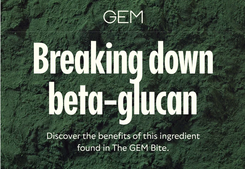 Breaking down beta-glucan